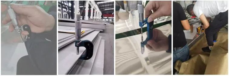 CIF Perdagangan 201 Lembar baja tahan karat dengan ketahanan korosi yang kuat 1000mm-6000mm Panjang 2