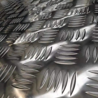 Beli 6063 T6 4 X 8 Tear Drop Aluminium Diamond Plate Timbul Kotak-kotak 6061 6063 10mm online manufacture