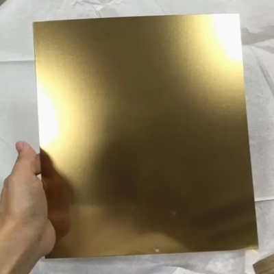 Beli Warna Emas Emas Cermin No. 4 Ba 304 316 430 Plat stainless steel Dekoratif online manufacture