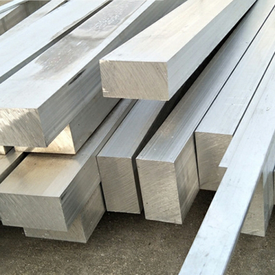 7075 6061 Pemrosesan Batang Batang Persegi Aluminium Padat 1/16 