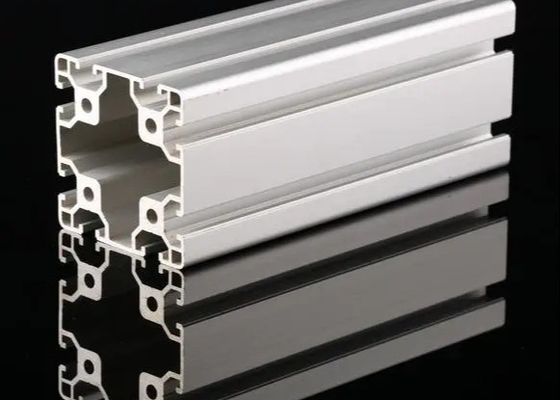 6101 6063 Bagian Profil Ekstrusi Bingkai Jendela Aluminium Tipis