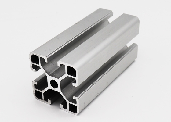 Profil Ekstrusi Aluminium Arsitektur Bingkai T-Slot 6082 6070 6061 Kustom
