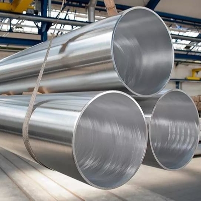 Tabung Aluminium Anodizing Bulat Ukuran Disesuaikan 6061 5083 3003 7075 T6