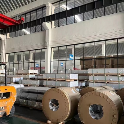 Mirror Embossed Aluminium Steel Coil Polish Selesai 3003 0.2mm Untuk Bangunan