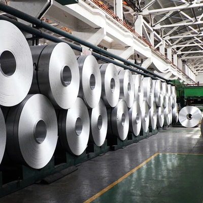Cold Rolled Aluminium Steel Coil A1100 1050 1060 24X50 Cermin Dilapisi Warna Prepainted