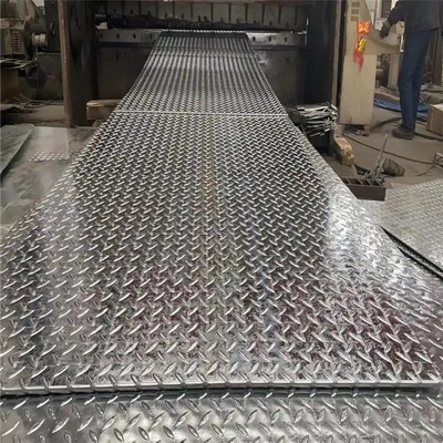 Custom Aluminium Checkered Sheet Diamond Plate Anti Slip Ribbed 200mm