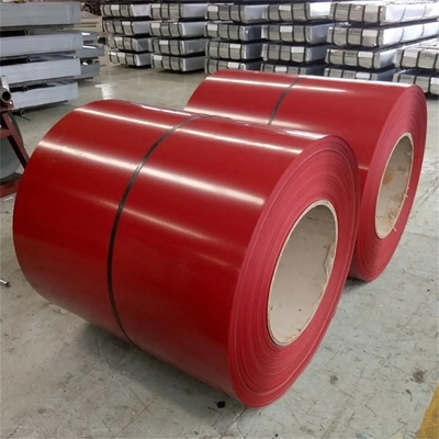 Gi Gl PPGL Prepainted Ral Color Galvalume Steel Coils 1250mm 1500mm Lembar Atap Logam