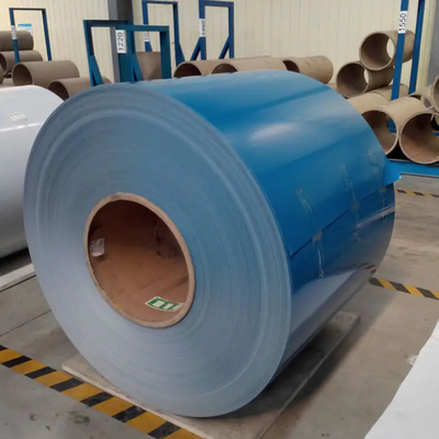 SGCC Dx51d Galvalume Steel Coils Zinc PPGL Kartu Warna Ral Dilapisi Warna Dilapisi