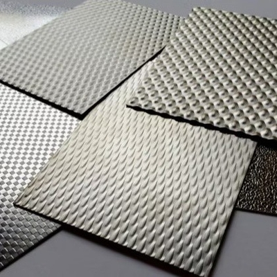 304 316L 430 Piring baja tahan lemparan bertuliskan anti slip/Piring baja tahan karat berpola